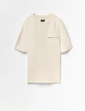 Camiseta estructura bolsillo - Sfera - FashionsVida