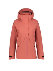 Giacca da trekking da donna Deblois 3L con cappuccio corallo 38
