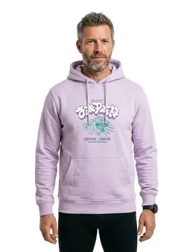 Felpa Con Cappuccio Tokyo Madness Lilac M