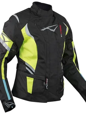 Giacca Moto In Tessuto A-Pro Touring Evo Traveller Lady Fluo taglia S - American-pro - FashionsVida