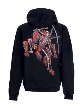 Felpa Cappuccio Uomo Deadpool Hoodie X Marvel X Nychos Black
