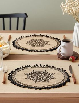 Confezione da 2 tovagliette all’americana - beige