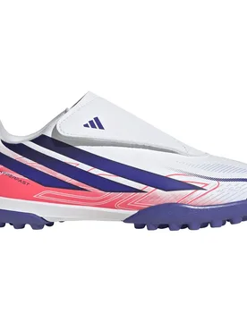 F50 Hyperfast Club Hook and Loop TF Kinder Multinockenschuhe, weiß, Größe 28 28 - Adidas - FashionsVida