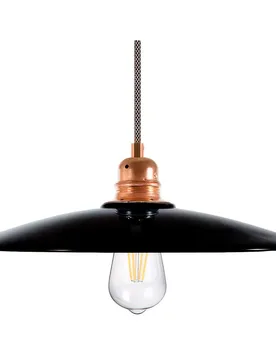 Cables Lampe Suspendue Ceramic Plate Black / Copper One Size - Creative - FashionsVida