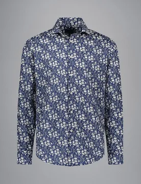 Paul & Shark - Camisa de hombre estampada manga larga - PAUL & SHARK - FashionsVida