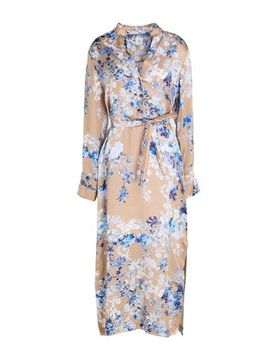 Vestido midi Mujer Caqui 36 Mujer