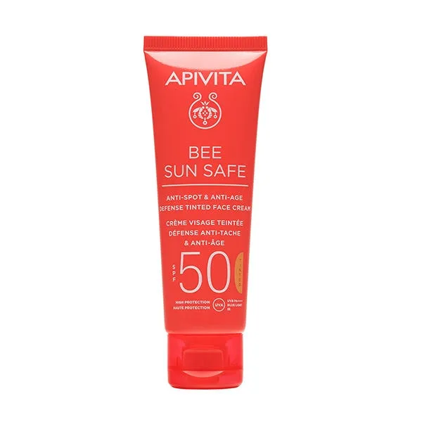 Bee Sun Safe Crema Con Color Spf50 - APIVITA - FashionsVida