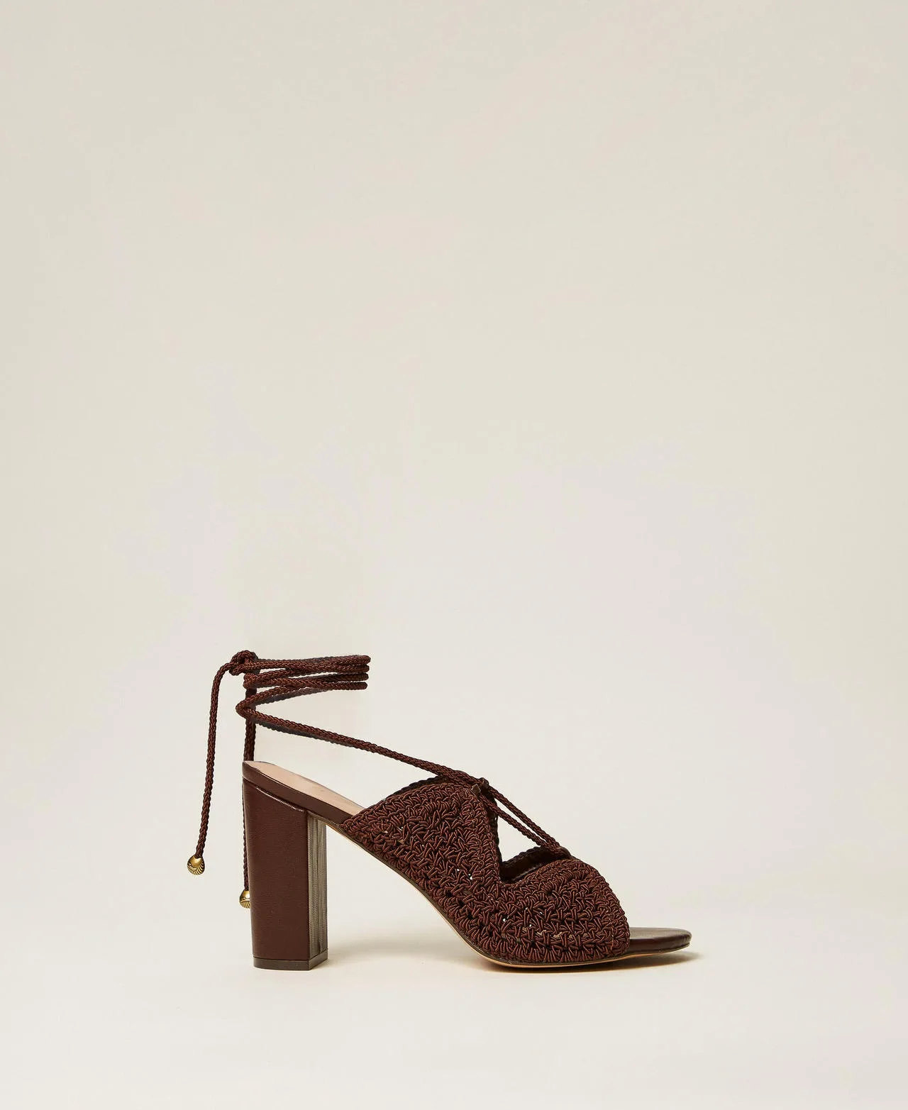 Sandales à talons au crochet - TWINSET - FashionsVida