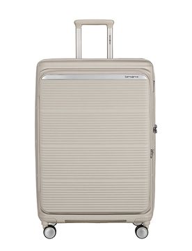Trolley PARALUX SPINNER 75cm expandible Stone Grey crema