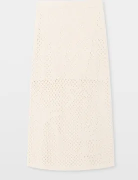 Zadig & Voltaire - Falda larga de croché con jacquard - Zadig & Voltaire - FashionsVida
