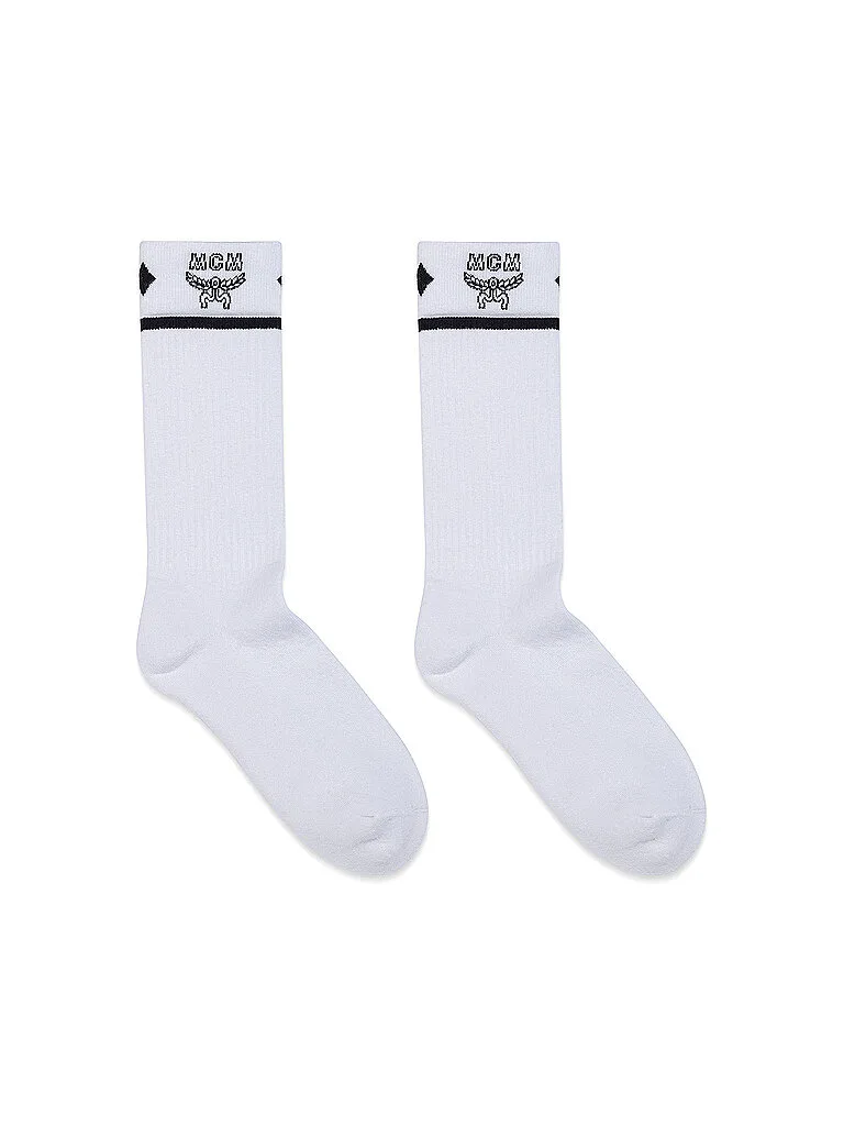 Mcm Chaussettes blanc S/M - Mcm - FashionsVida
