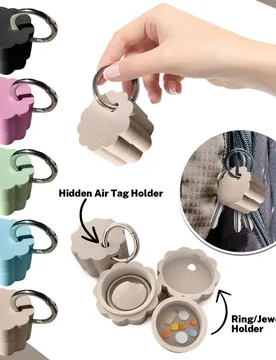 Keychain Pill Box Waterproof Compact Mini Holder Lightweight 3D Printed Container with Key Ring Small Pill Organizer Case - Aliexpress - FashionsVida