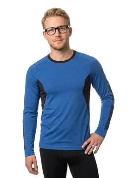 T-shirt à Manches Longues Accelerate 18381 Azure Blue / Dark Navy 3XL - MASCOT - FashionsVida