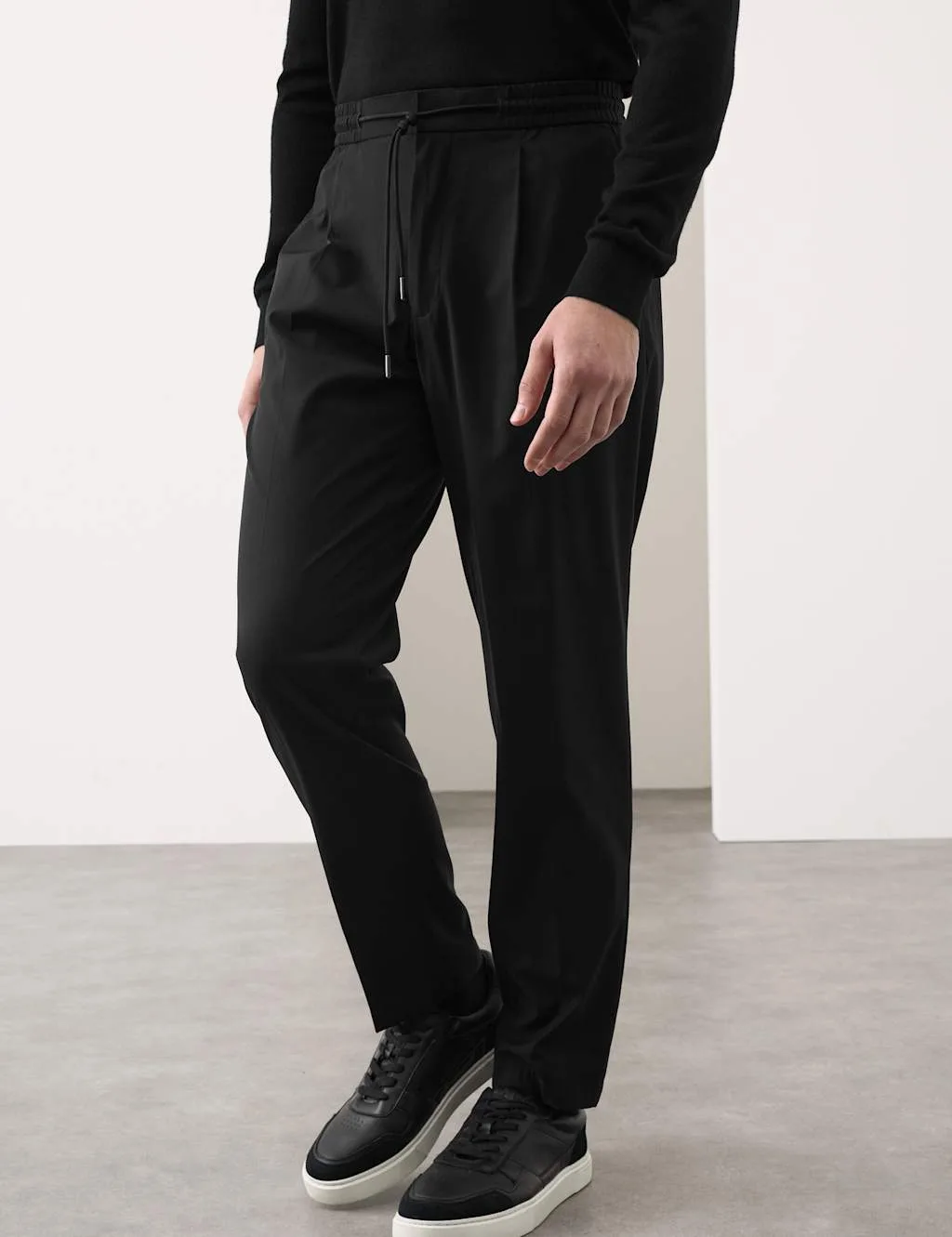 Tailored Fit Performance Packable Suit Trouser Black male - Autograph - FashionsVida
