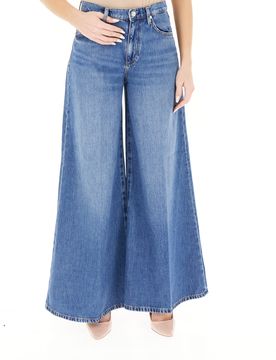 Jeans wide leg BLU CHIARO 25