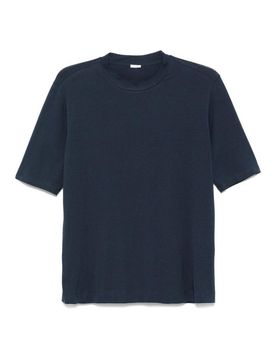 Maglione girocollo a maniche corte