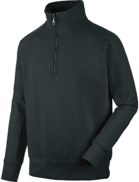 Sweat de travail ¼ de zip Job + anthracite Gris foncé