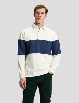 Relaxed Rugby Tee Ecru Größe S male