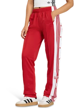 Adibreak Track Tracksuit Bottoms Damen Hosen - Rot - Größe L (42-44) - Poly Mesh Red L (42-44) - Adidas - FashionsVida