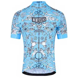 Maglia A Maniche Corte Velo Tattoo Blue