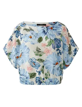 OUÍ Bluse blau 38 damen - Oui - FashionsVida