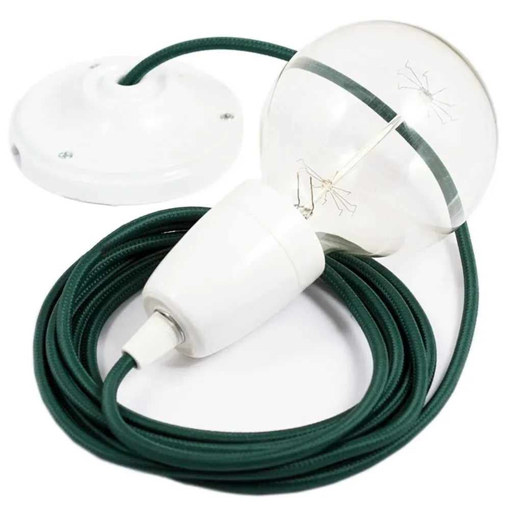 Cables Suspension Luminaire Rm21 Diy 1 M Greyish Green / White One Size - Creative - FashionsVida