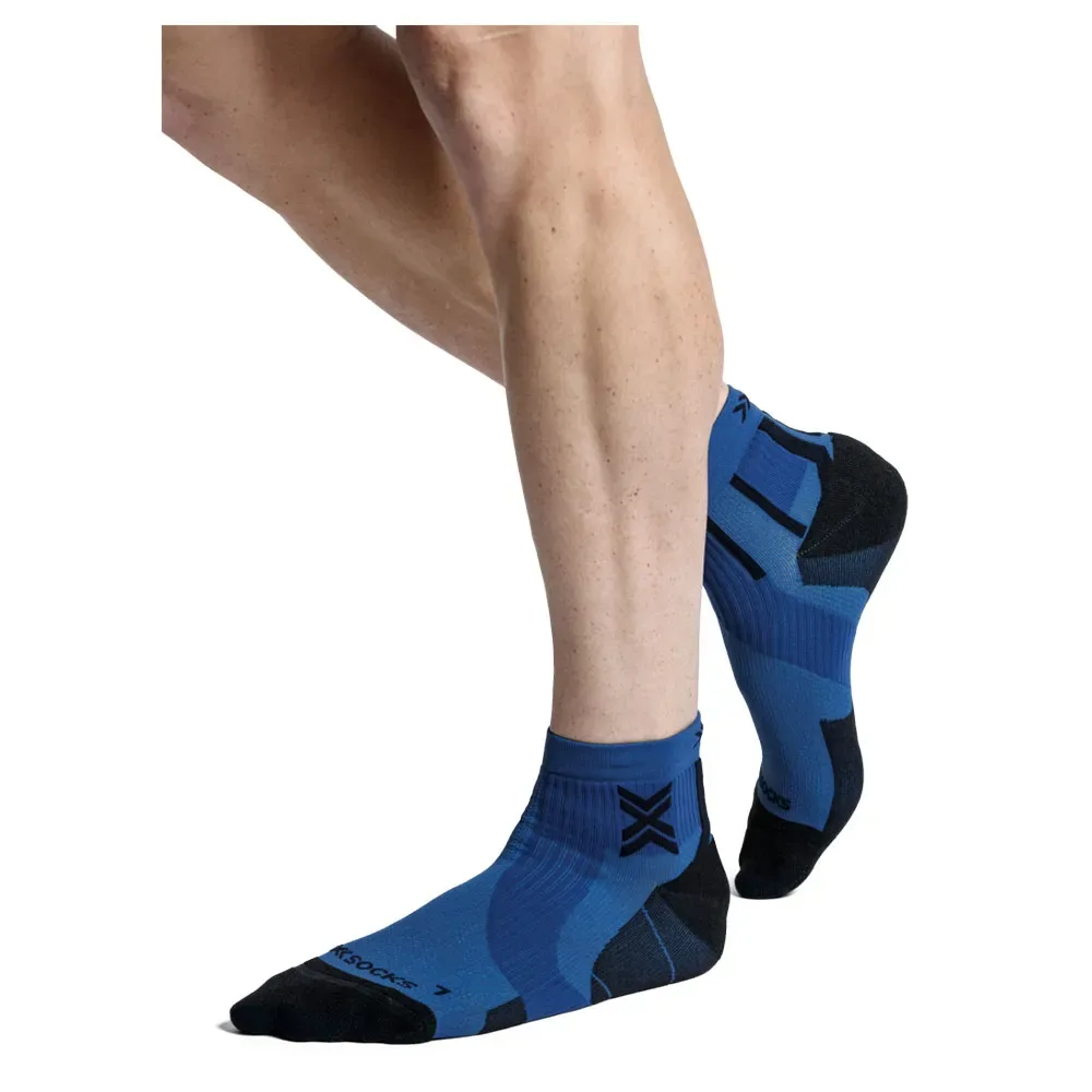 Calzini Corti Run Perform Marine / Black EU 42-44 - X-SOCKS - FashionsVida