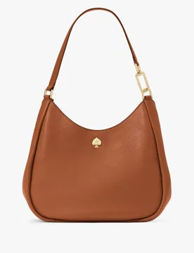 Womens Kayla Pebbled Leather Large Triple Compartment Shoulder Bag - Brown - One Size - Kate Spade - FashionsVida
