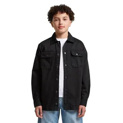 Camicia Overshirt D29718-01 Dark Black 12 Anni