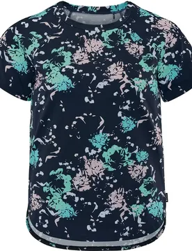 Leyla Damen T-Shirt, blau 46 - Schneider - FashionsVida