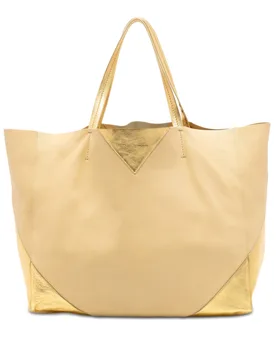 Bicolor Lambskin Horizontal Cabas Tote - Celine - FashionsVida