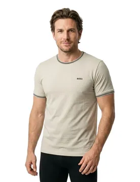 T-shirt à Manches Courtes Taul 10255848 Green Light Beige M