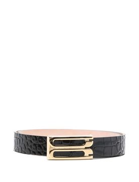 Frame Leather Belt with Adjustable Length