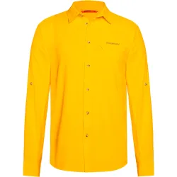 Vignemale camisa montaña manga larga hombre Amarillo (L)