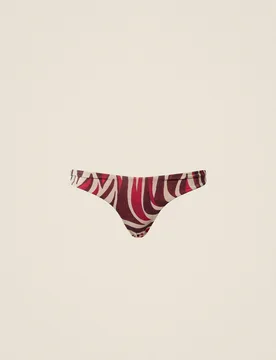 Slip brésilien de bain avec lurex et imprimé - TWINSET - FashionsVida