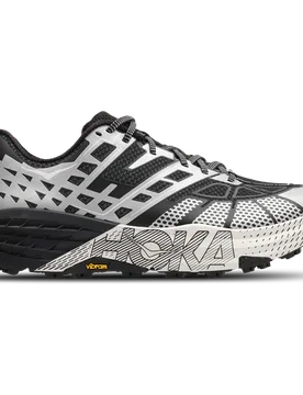 Speedgoat Men's Sneakers - Black - Size 7.5 - Mesh/Synthetic - Black - Size: 7.5 - HOKA - FashionsVida