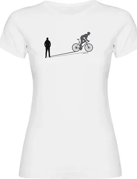 Maglietta A Maniche Corte Bike Shadow White - Kruskis - FashionsVida
