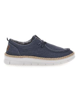 Mocassini Blu con Rafia e Lacci Elastici WALLY BIG CVS 42