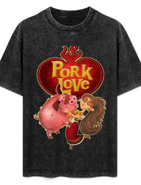 Pork Love T-Shirt Trendy Casual Short Sleeve Shirt - Aliexpress - FashionsVida