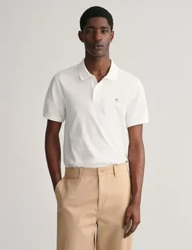 Polo A Maniche Corte Reg Shield White XL