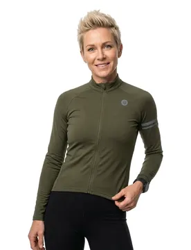 Maglia A Maniche Lunghe Thermo Essential Army Green