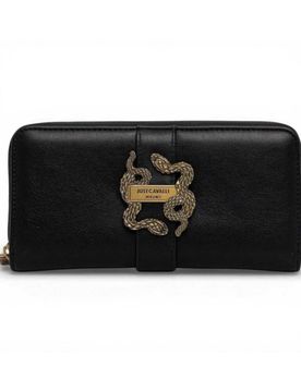 Portafoglio Iconic Snakes Donna Nero in Similpelle