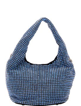 Faina Bolso de hombro azul / negro