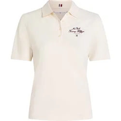 Polo A Maniche Corte Script Graphic Ivory Petal L