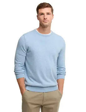 Barbour Maglione Pima Blue Haze S