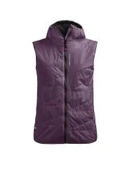 Damen Isoweste Piz Duan SW Hoodie lila L W