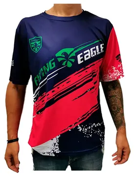 Flying T-shirt à Manches Courtes Lilac / Pink / Green XS