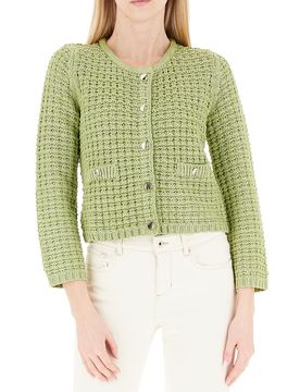 Cardigan in maglia LIU JEANS PISTACCHIO M