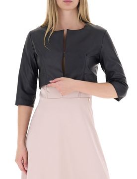 Coprispalle bolero similpelle NERO XL