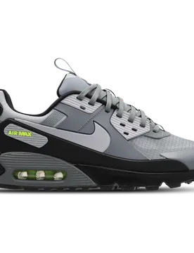 Air Max 90 Men's Sneakers - Grey - Size 7.5 - Mesh/Synthetic - Grey - Size: 7.5 - Nike - FashionsVida